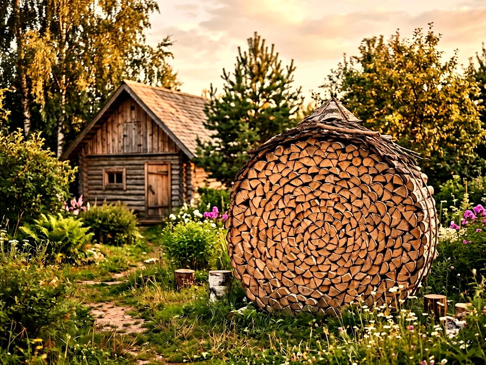 Дуб + укладка в дровник, Фосфоритный, проезд Каминная, 10К